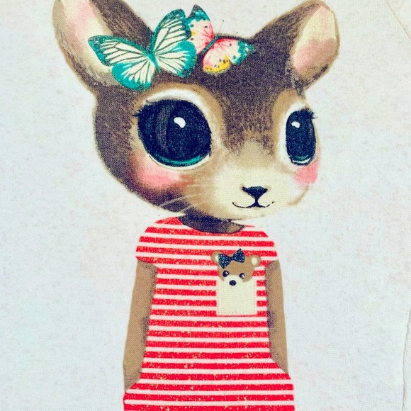 Jeans + 2 Long Sleeve Tops For Girl Size 7 Years - Picture 4 of 16